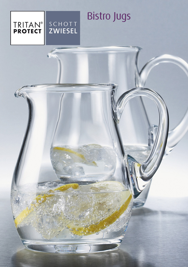 bistro jugs by Schott wiesel supplied by houseware international