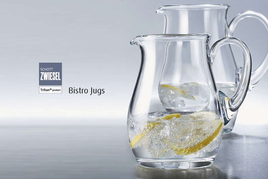 Professional bar glassware available from houseware.ie co. meath bistro jugs