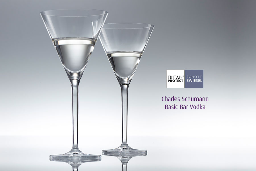 Schumann Basic Bar Glassware charles schumann designed basic bar vodka glassware from houseware.ie