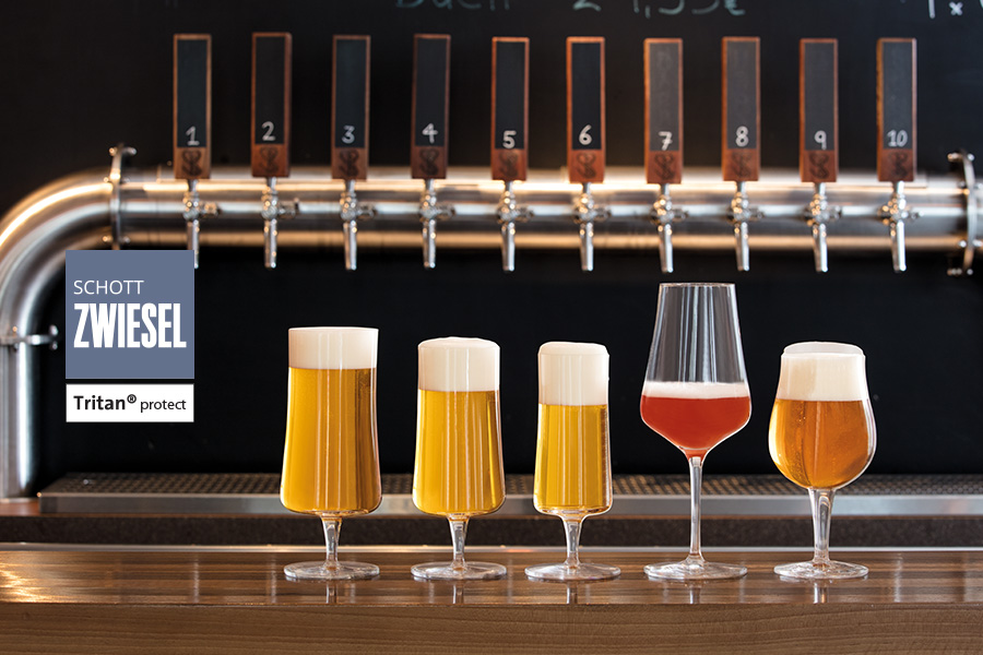 basic beer glassware for the professional designed by schott zwiesel, available in Ireland from houseware.ie in co. meath