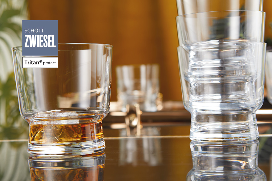 tower stackable tumblers suitable for whiskey, by schott zwiesel available from houseware.ie in dunboyne