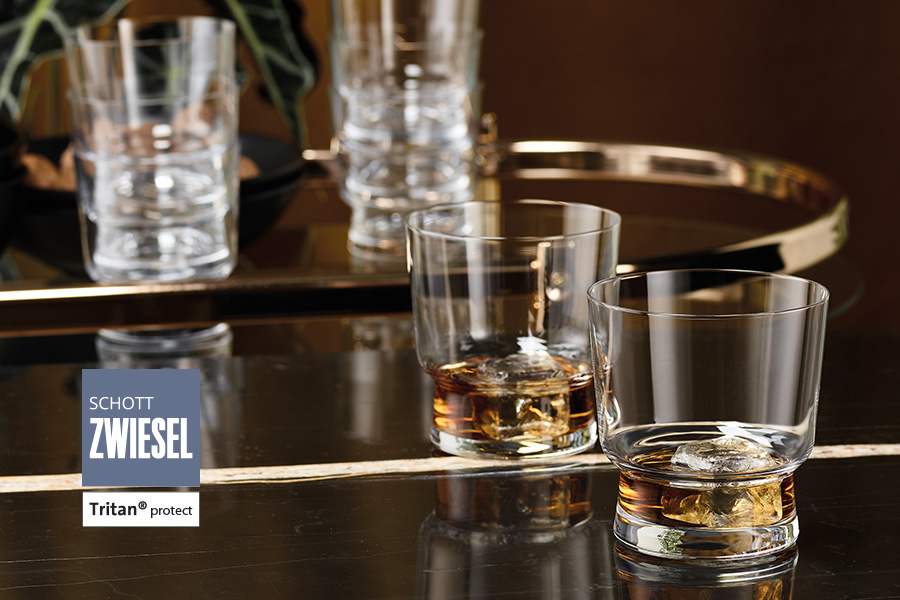 tower stackable tumblers suitable for whiskey, by schott zwiesel available from houseware.ie in dunboyne