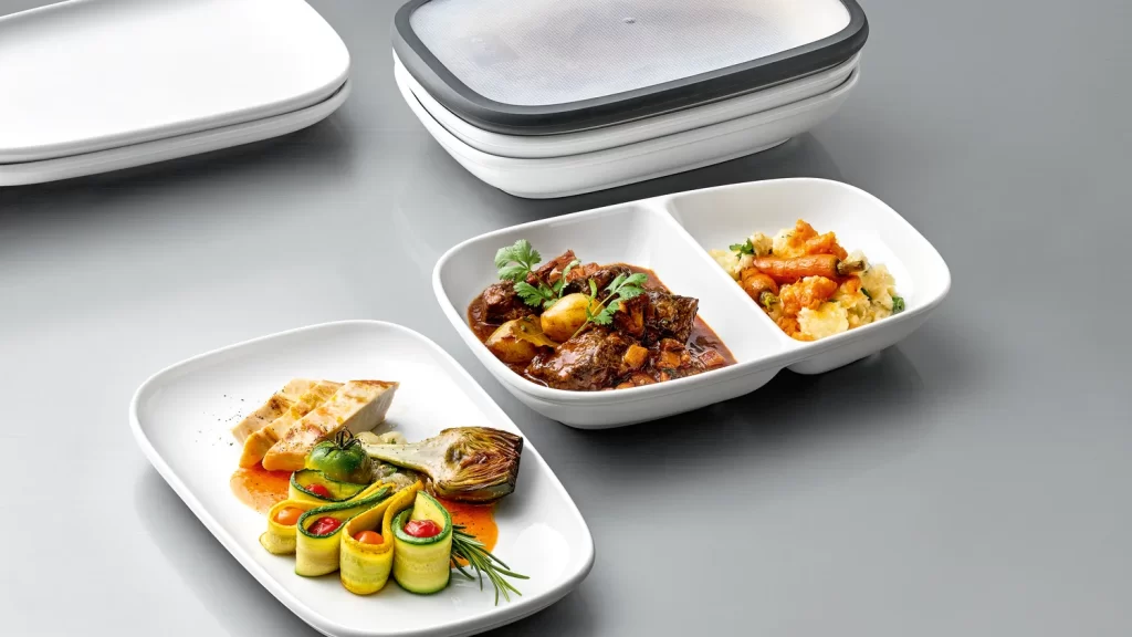 tv dinner style china tableware
